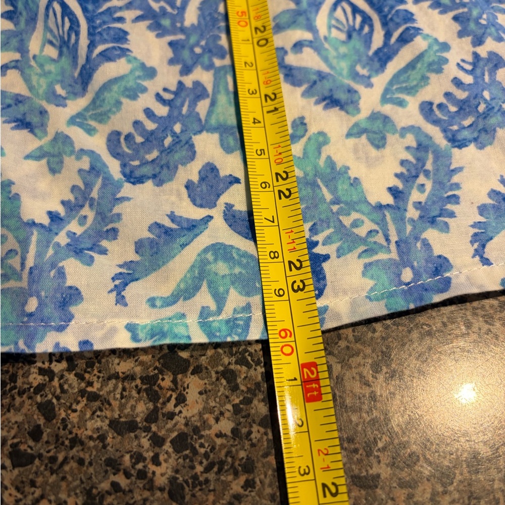 Habitat Blue and White Floral Women's Blouse - Picture 6 of 6